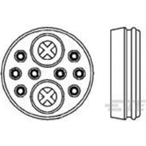 TE Connectivity 213900-1 Rundstecker Flanschbuchse Gesamtpolzahl: 10 Serie (Rundsteckverbinder): CPC