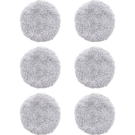 6-teiliges Set waschbarer Ersatz-Wischmopptücher für den Fensterreinigungsroboter HOBOT 168/188, Mikrofaser-Wischmopppads, wiederverwendbares Zubehör