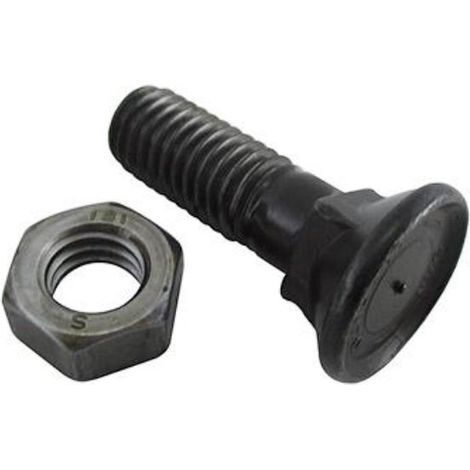 tornillos arado din608 6,8 sin baño negro 10x40 c-tuerca din934 (1/5)