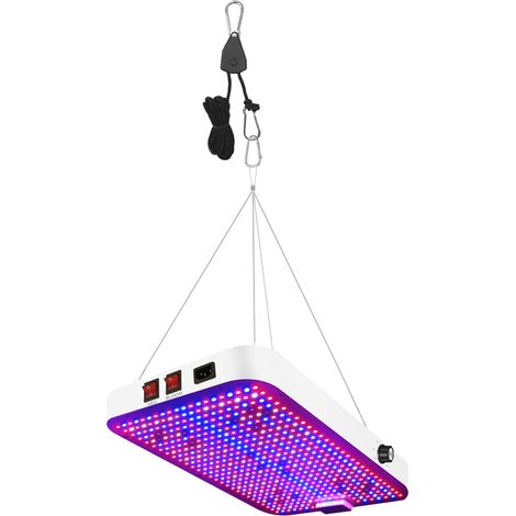 Lampe horticole LED 100W spectre complet UV/IR – PPFD élevé, gradation 0-100%, 2 modes, pour serre, jardin, hydroponie (1/5)