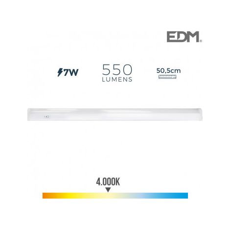 Tubo LED EDM 31695 A E 7 W 600 lm (4000 K)