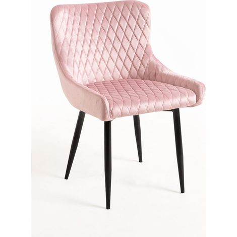 Sillas Comedor - Silla Sanda Terciopelo - Rosa (1/5)