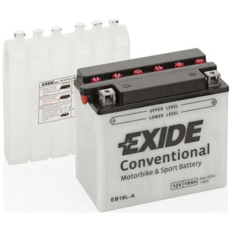 Batterie moto Exide EB18L-A YB18L-A 12v 18ah 190A (1/3)