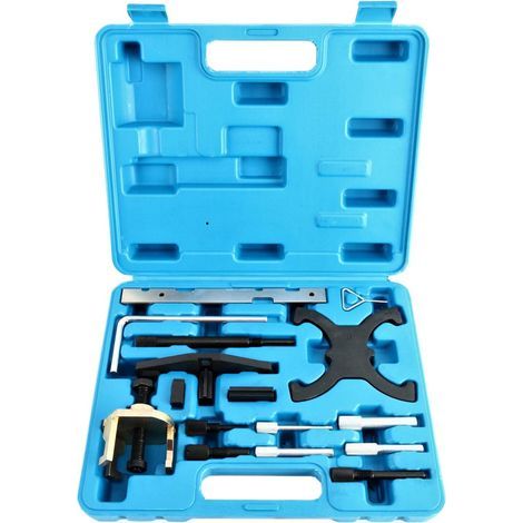 16 Pièces Kit de Calage Distribution, Outils Calage Moteur Pige de Calage Arbre à Cames pour Ford 1.25 1.4 1.7 1.8 2.0 Di TDCi TDDi 1.6 16V Ti VCT, pour Mazda 1.4 1.6 HDI (Pas pour 1.5T 1.6L) (1/5)
