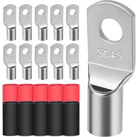 Cosses Tubulaires 4mm² M5, Cosses Tubulaires à Sertir (1/5)