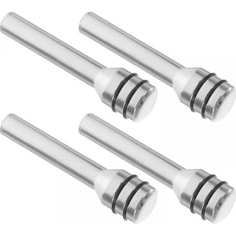 BUNTHAUS Bouton de verrouillage de porte de voiture en métal, 4 pièces, couvre-barres de verrouillage de porte universels en alliage d'aluminium (1/5)