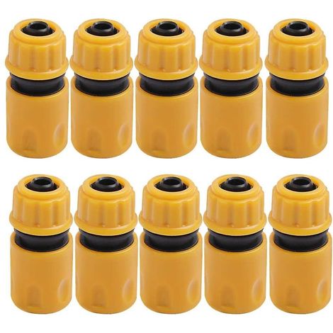 Embout Tuyau D'arrosage 10pcs, Raccord Tuyau D'arrosage, Jardin en Plastique Raccords d'Arrosage Rapides, Raccord Arrosage, Embout Arrosage, Raccord Tuyau, Jardin Raccords d'Arrosage Rapides (1/5)
