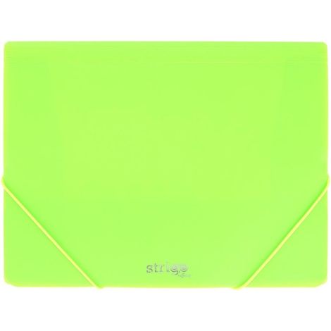 A4 PP Neongrüner Strigo-Elastikordner
