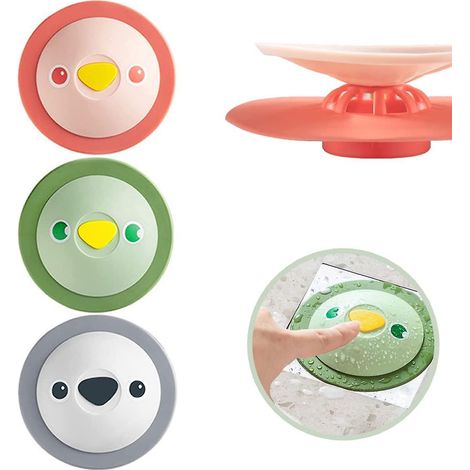 Crépines d'évier en silicone - Lot de 3 Bouchon universel Pour salle de bain et cuisine (1/5)
