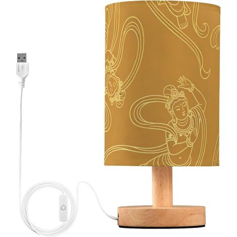 Yuiboo Veilleuse de nuit, lampe table douce et élégante, motif (1/5)