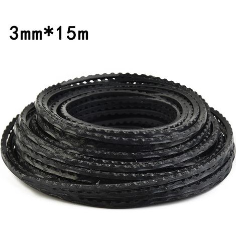 Câbles résistants de 3 x 15 m pour coupe-bordures thermiques, câble électrique pour tondeuse à gazon, pièces détachées