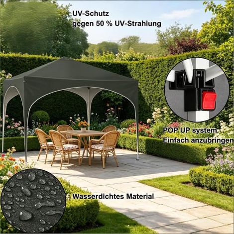 Gazebo en plein air, Gazebo, protection de toit pour Hinterhof, Veranda Party, jardin (seulement avec gazebo) (1/5)