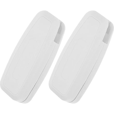 Lot de 2 Poignées de Store Enrouleur Beige en Pom, Légères et Résistantes à l'usure, Coins Arrondis, Accessoires pour Rideau Fenêtre Stable et Solide (1/5)