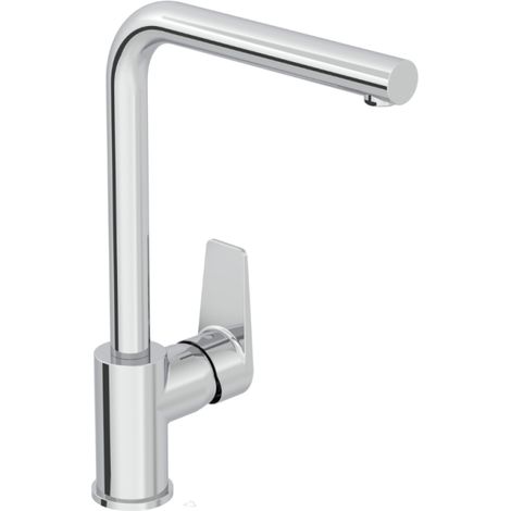 Robinet de cuisine bec haut VitrA Flow Square chromé