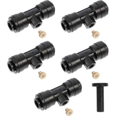 Hose Nozzle Garden Low Pressure Atomizing Sprayer Nozzle Set Square Shape For Cooling And Water-saving Projects 1Set (1/3)