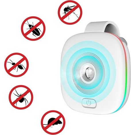 Mouse Repeller, Ultrasonic Mosquito Repeller, Electronic Insect Repeller, Variable Frequency Pest Repeller, Outdoor Essential Oil Spray Mosquito Repellent (1/5)