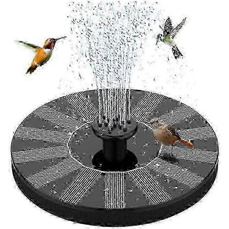 Les pompes à eau solaires avec panneaux solaires intégrés conviennent aux bassins de jardin, fontaines, abreuvoirs à oiseaux, réservoirs d'eau, etc. (1/5)