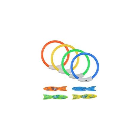 8-teiliges Tauchspielzeug-Set, digitaler Tauchring und Torpedospielzeug, schnell sinkendes Poolspielzeug, für Tauchtraining und Poolpartys (1/5)