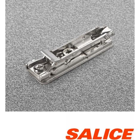 Caja de: 4 Uds. Base Salice Recta Clip 2 Tornillo (BAP3R29)