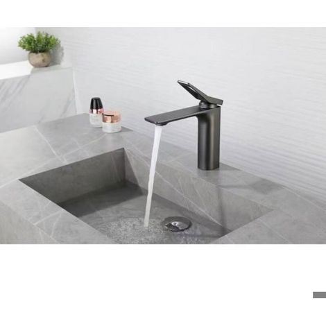 Robinet Lavabo - Acier Inoxydable Brossé 304 - Chaud Froid - Anticalcaire - Pour Salle De Bain - 1 Pièce (1/3)