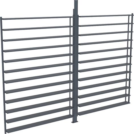 Divisorio parasole orientabile in Alluminio per pergola bioclimatica Antracite L2,78 x H2,2 m - BOLSENA (1/5)