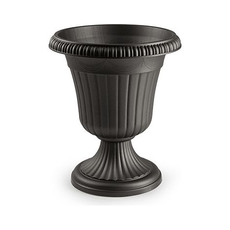Macetero rendondo copa de plastico 48 cm Negro (1/2)