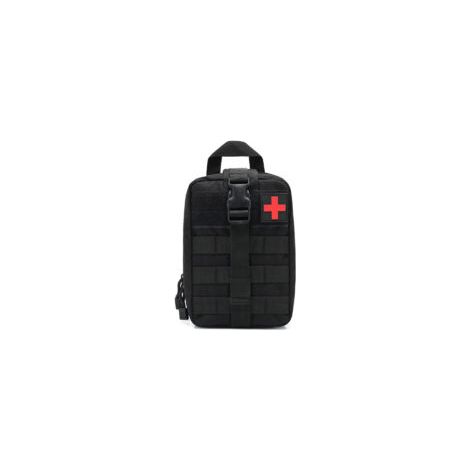 Serbia – Trousse de secours médicale tactique imperméable – Sac de poche IFAK 25x15x11cm – Sangles durables et poches élastiques