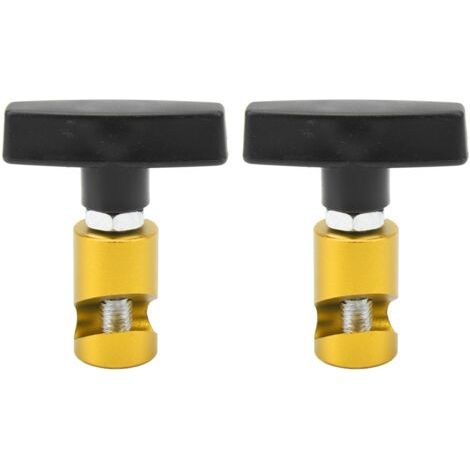 Pince de Support de levage de capot, 2 pièces, Support de jambe de force de hayon de voiture, outil de retenue pour hayon et coffre jaune (1/4)