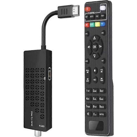 Décodeur TDT HD, tuner compatible HDMI TDT HD, décodeur DVB-T2 H265 HD, connecteur Euroconnector TDT HD Full HD 1080 (1/5)