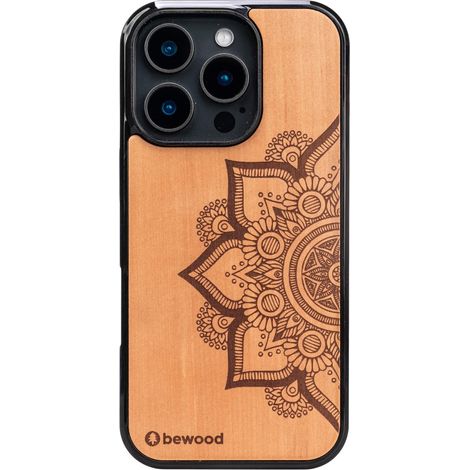 Custodia in legno Bewood per iPhone 16 Pro MANDALA MELO (1/5)