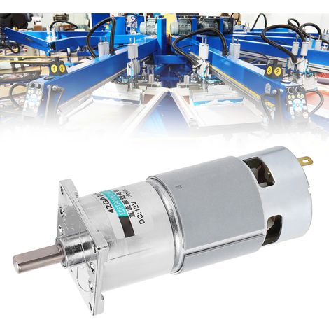 XD-42GA775DC12V Miniatur-Gleichstrom-Getriebemotor, langsam laufender, reversibler Getriebemotor, 10 U/min (1/5)