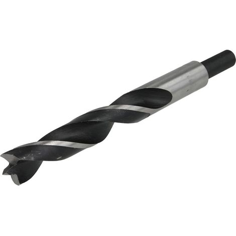 Foret hélicoïdal pour bois diamètre 12 x 150 mm logement diamètre 8 mm - matière : acier CV
