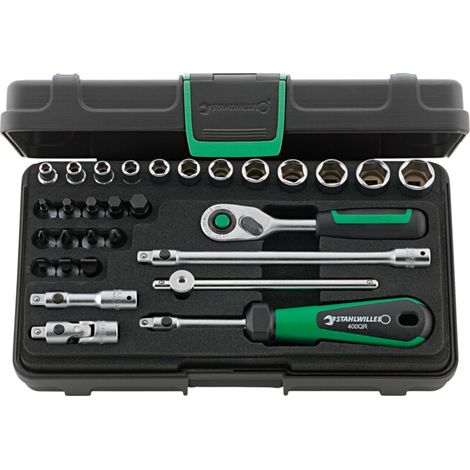 Stahlwille 40/24/6QR KN Jeu de clés à douille 1/4" (6.3 mm) 96011182 (1/3)