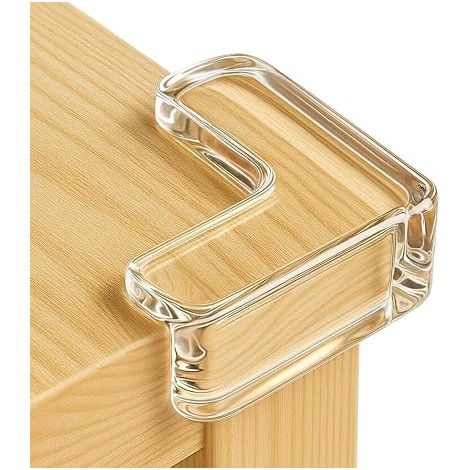Protectores de esquinas de 12 piezas para bebés, mesas y bordes de muebles (1/4)