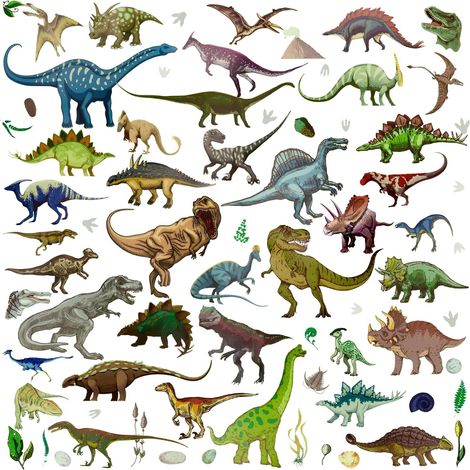 76 PCS Dinosaur Luminous Autocollant, Décalcomanie Murale Briller dans le Mur Sombre, Décor mural Dinosaure de Baby Room, Autocollants lumineux d’animaux pour Kids Room Chambre Nursery Decor (1/5)