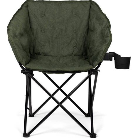 Poltrona - KAMPA - Sedia TUBB Verde - Pieghevole imbottita - Verde scuro - 120 kg (1/5)