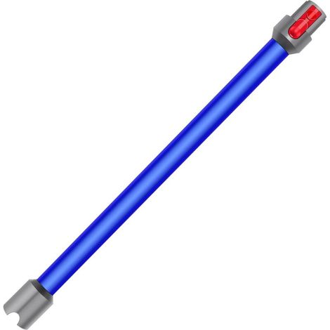 Tube Extension compatible pour Dyson V7 V8 V10 V11 V15 Tige Rigide Rallonge en Aluminium, Longueur 72 cm, Connecteur à Dégagement Rapide - Bleu (1/5)