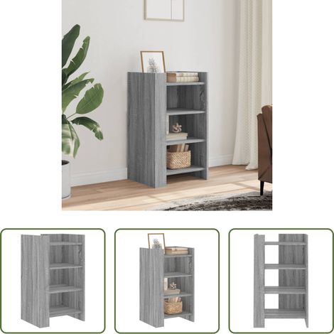 Holzregal -  Sideboard Grau Sonoma 45x35x75 cm Holzwerkstoff (1/5)