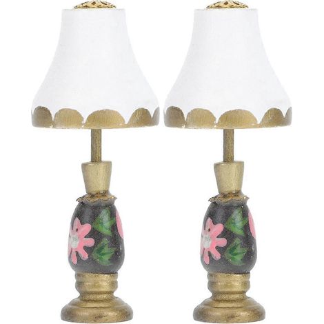 Lot de 2 lampes miniatures créatives et décoratives pour vos projets DIY.-6X2CM (1/3)
