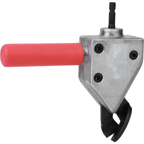 Dispositif de fixation de la tête de coupe sur tôle, pour perceuses électriques, pinces coupantes et ciseaux. (1/5)