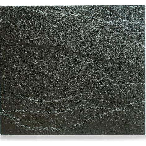 Zeller Herdblende-/Abdeckplatte "Schiefer" (1/4)