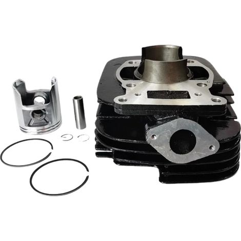 Kit Cylindre et Piston 64mm pour Suzuki TS185 Vintage - Compatible TS185C - Ensemble de Réparation Moteur 2 Temps 185cc