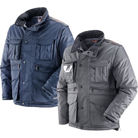 Giubbotto da lavoro Neri Tacoma antipioggia - XXL - Blu (1/4)
