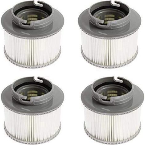 Lot de 4/8 Cartouches filtrantes de Rechange pour Bubble Spa (Version améliorée 2020 pour s'adapter à Tous Les modèles) (4 Pcs) (1/5)