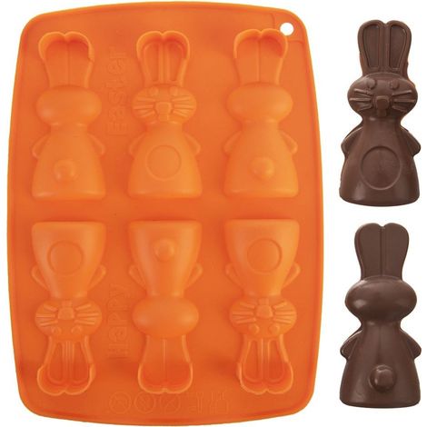Molde de silicona para Pascua, molde de conejo (1/5)