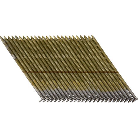 DEWALT DNW31R90E - Clavos cabeza redonda brillante para estructura 3,1mm x 90mm