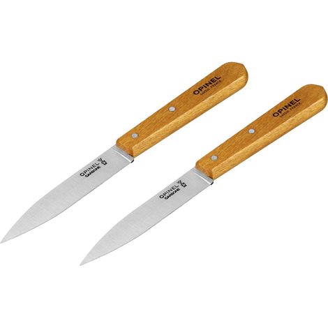 Lot de 2 couteaux d'office hetre verni teinte OPINEL - 17675 (1/2)
