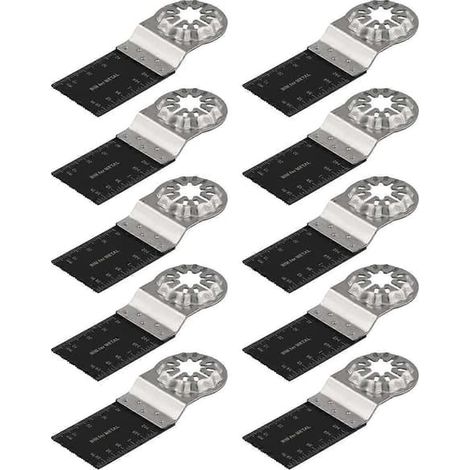 Outil multifonction Starlock, 10 lames de scie oscillantes, outil multifonction bimétallique Starlock pour