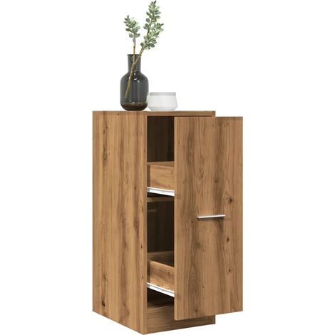 vidaXL Armadietto da Farmacia Rovere 30x41x77,5 cm in Truciolato