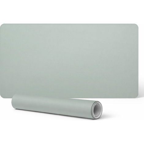 Alfombrilla de escritorio moderna para teletrabajo, verde claro, 90x45 cm